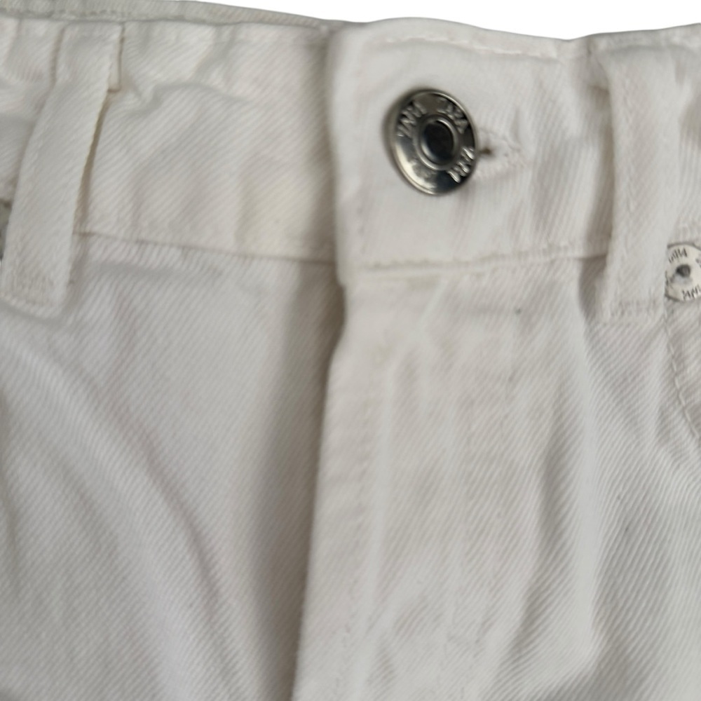 Zara White High Rise Straight Leg Jeans Size 2 - Picture 3 of 6